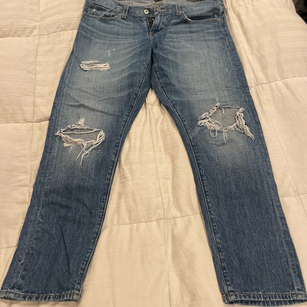 Lucky brand denim jeans sienna cigarette size 8/29. Style boyfriend jeans